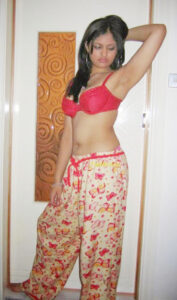 cute girl in bra